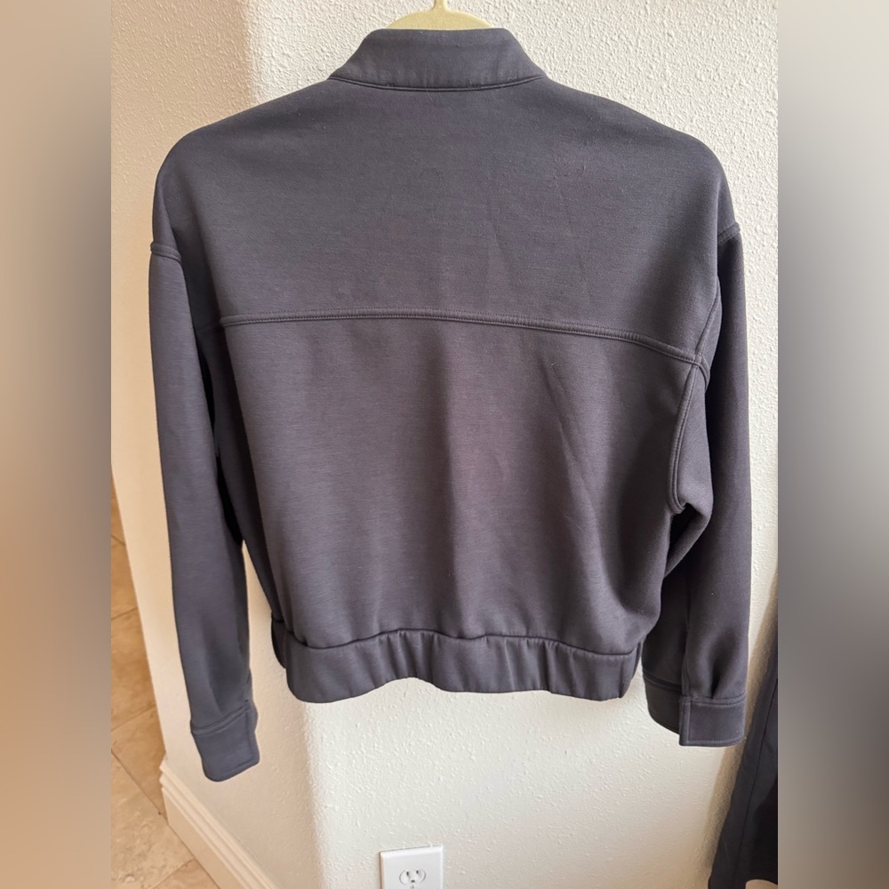 Mango Charcoal Bomber Jacket - image 4